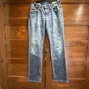 MCS Angie sz 29 Marlboro classic Blue Denim Jeans regular fit straight leg GUC